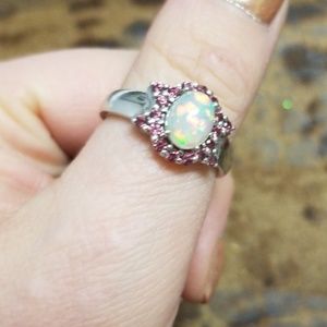 Synthetic Opal Ring